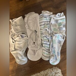 Sleep Sacks - Gray, White & Sage Green